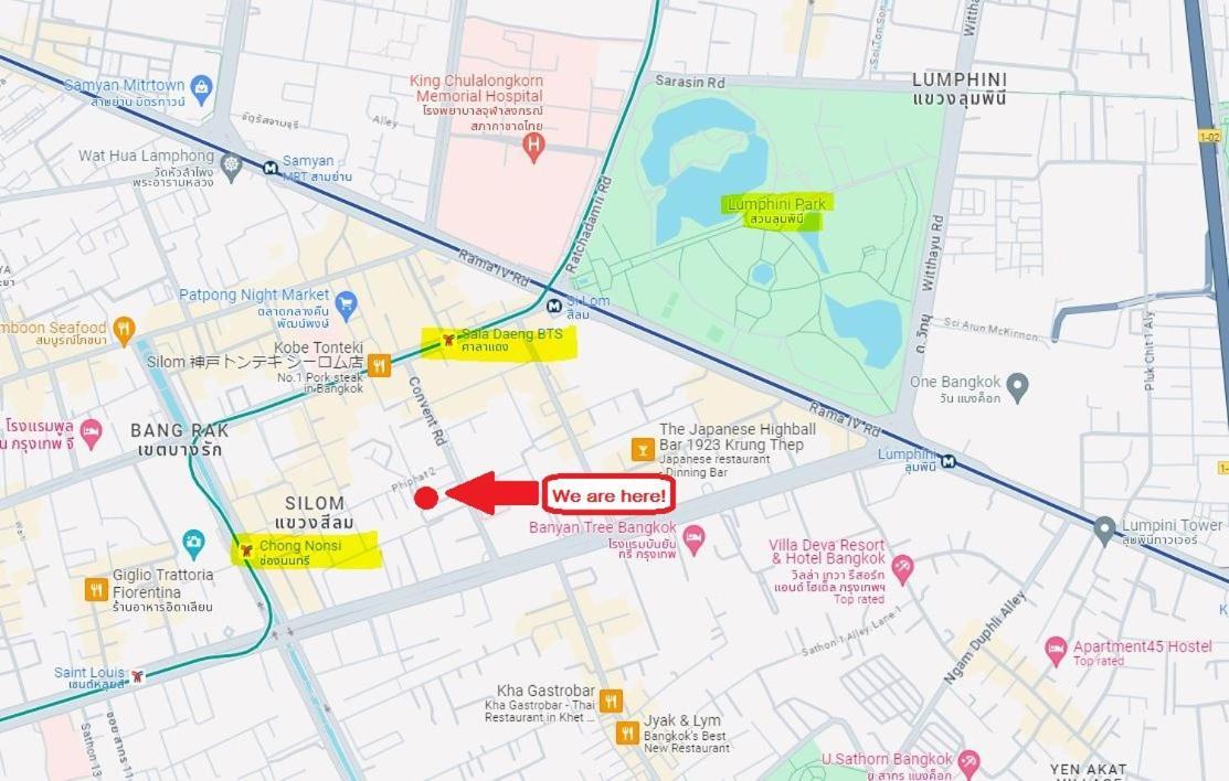 Silom Guesthouse Bangkok Kültér fotó